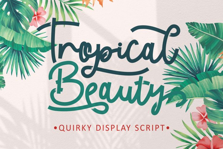 Tropical Beauty Font