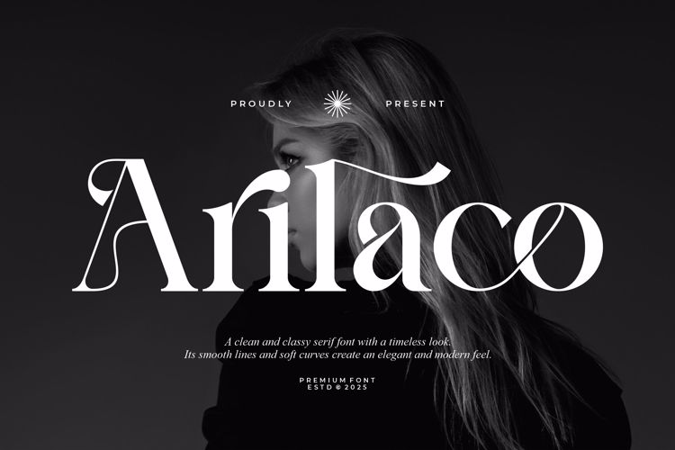 Preview of Arilaco Font