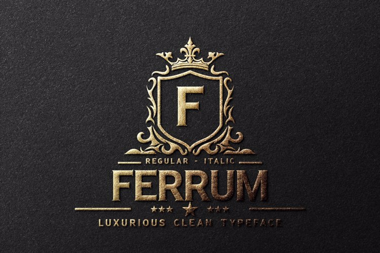 Preview of Ferrum Font