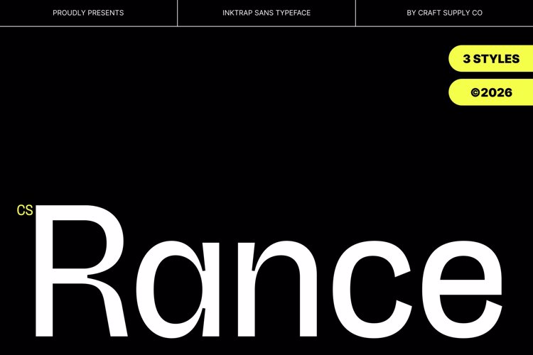 Preview of CS Rance Font