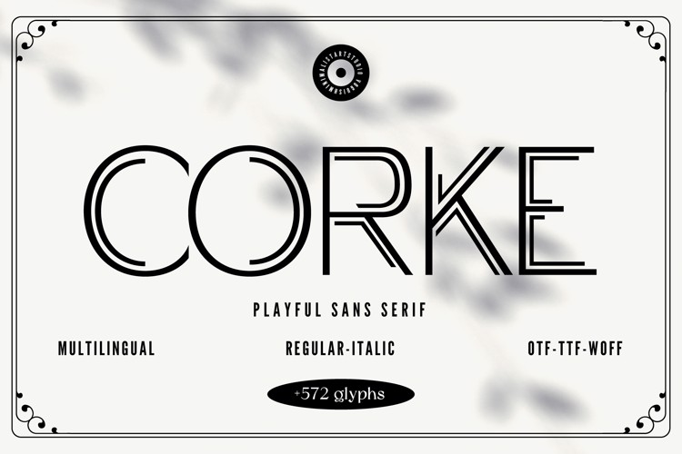 Preview of CORKE Font