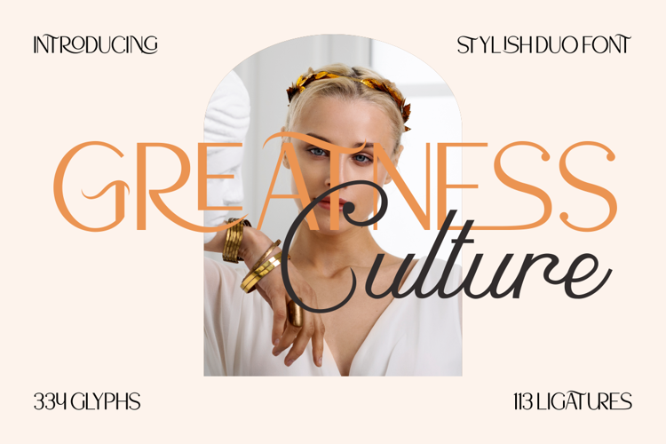 Greatness Culture – Stylish Duo Font