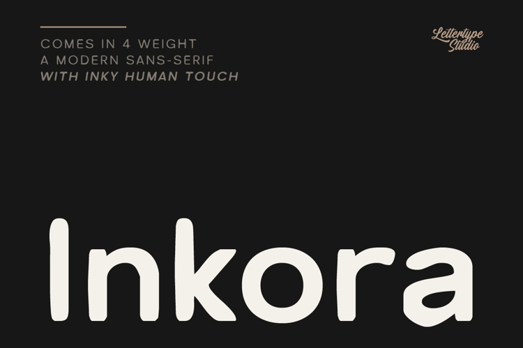 Preview of Inkora Sans Font