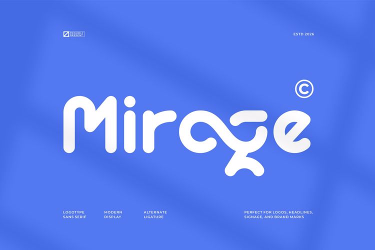 Preview of Miroge Font