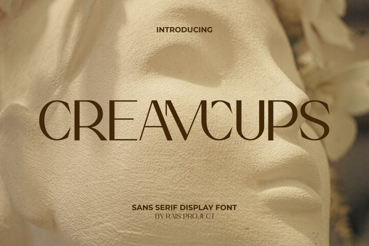 Preview of Creamcups Font