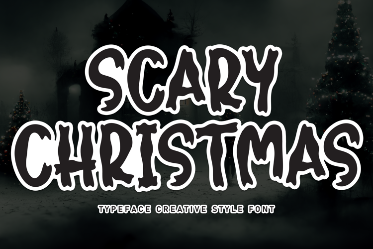 Preview of Scary Christmas Font