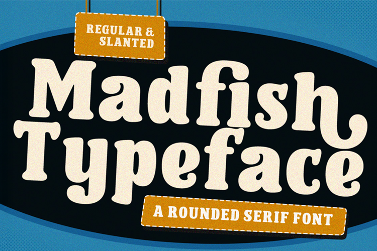 Preview of Medfish Typeface Font