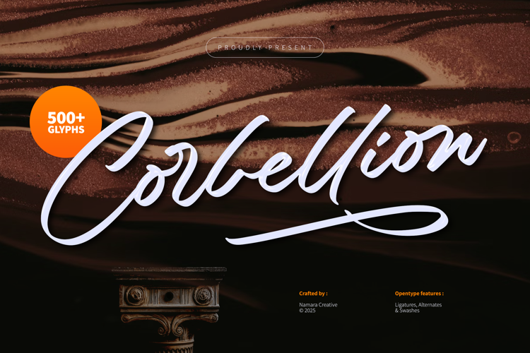 Preview of Corbellion Font