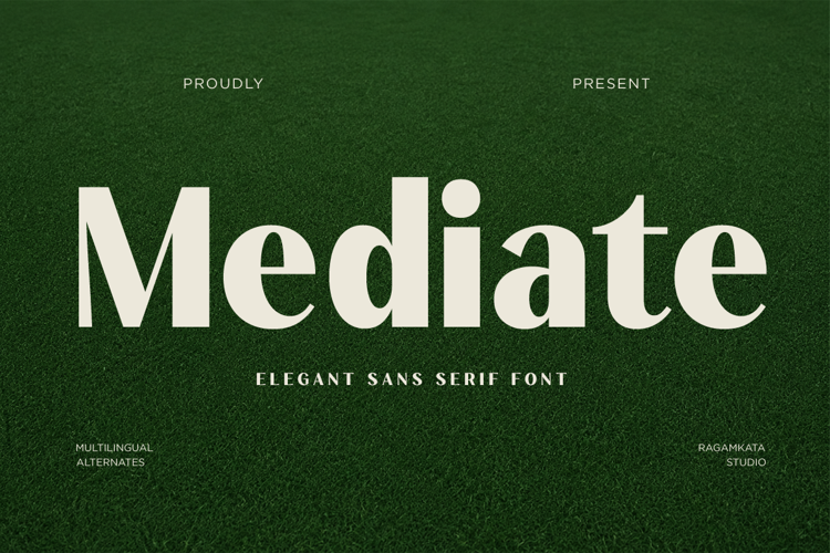 Preview of Mediate DEMO Font