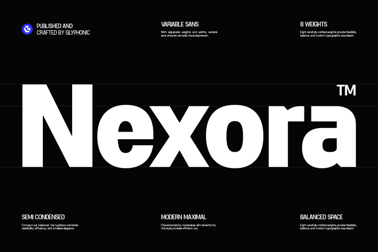 Preview of GC Nexora Font