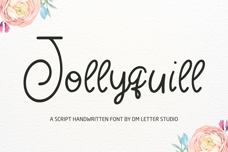Preview of Jollyquill Font