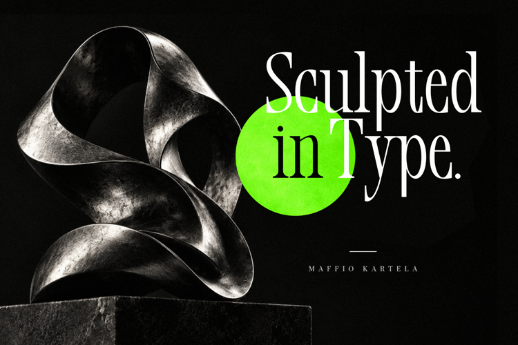 Preview of Maffio Kartela Font
