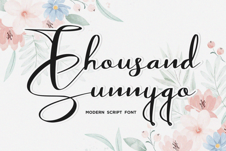 Thousand Sunnygo Font