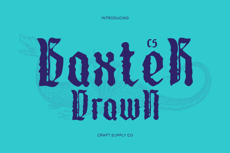 Preview of CS Baxter Drawn Font