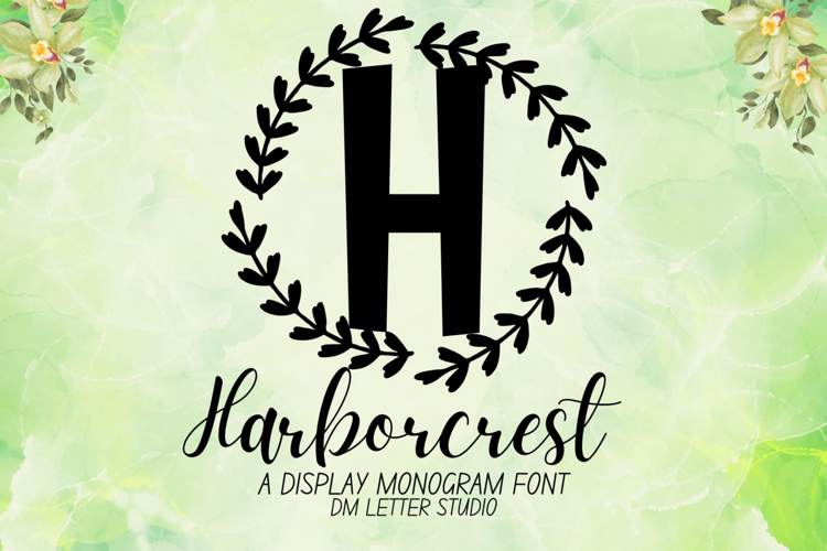 Preview of Harborcrest Monogram Font