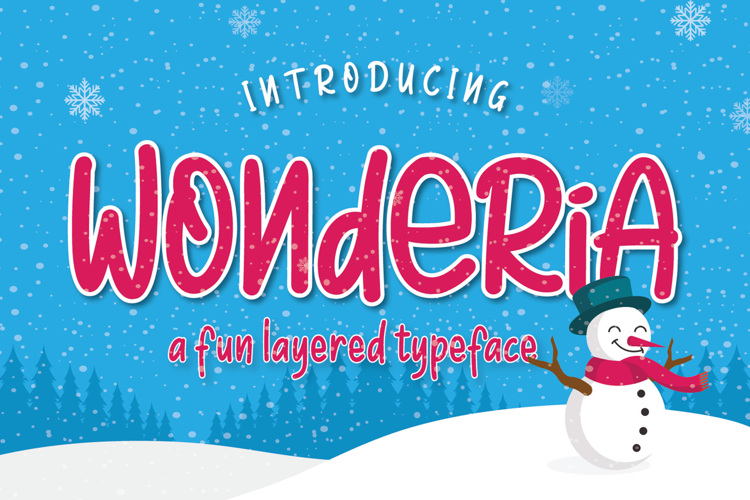 Preview of Wonderia Font