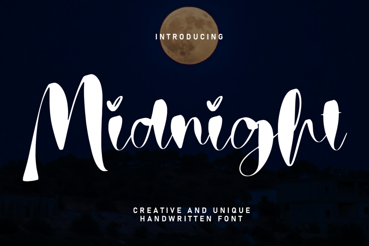Preview of Midnight Font