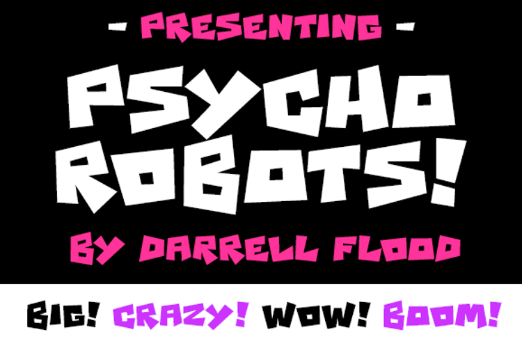 Psycho Robots Font