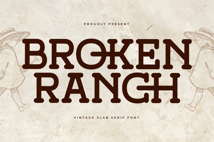 Broken Ranch Font