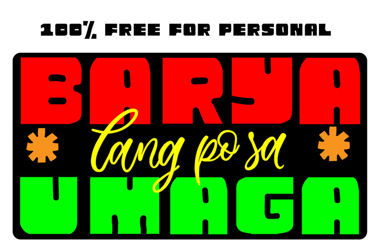 Barya lang po sa Umaga Font