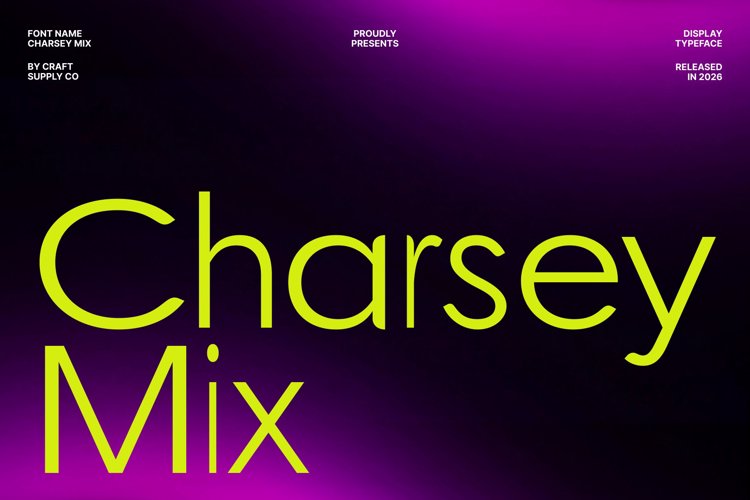 Preview of Charsey Mix Font