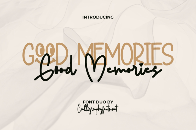 Good Memories Script Font