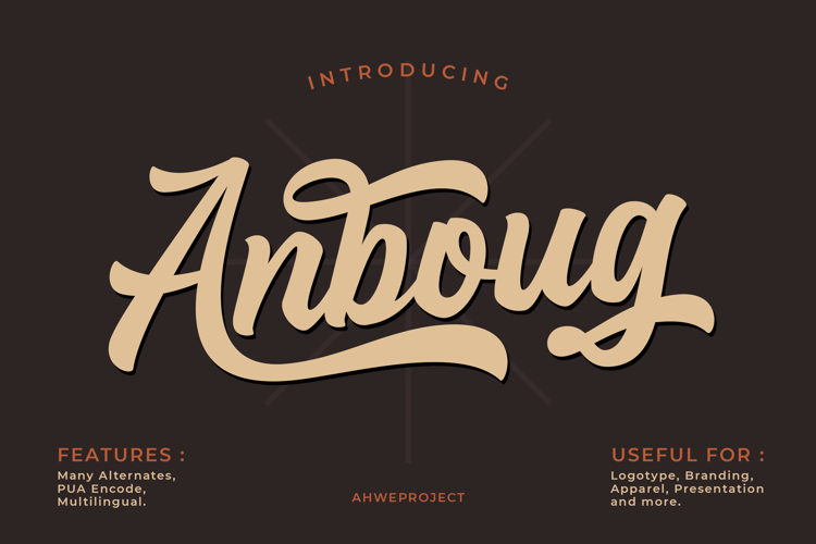 Anboug Font