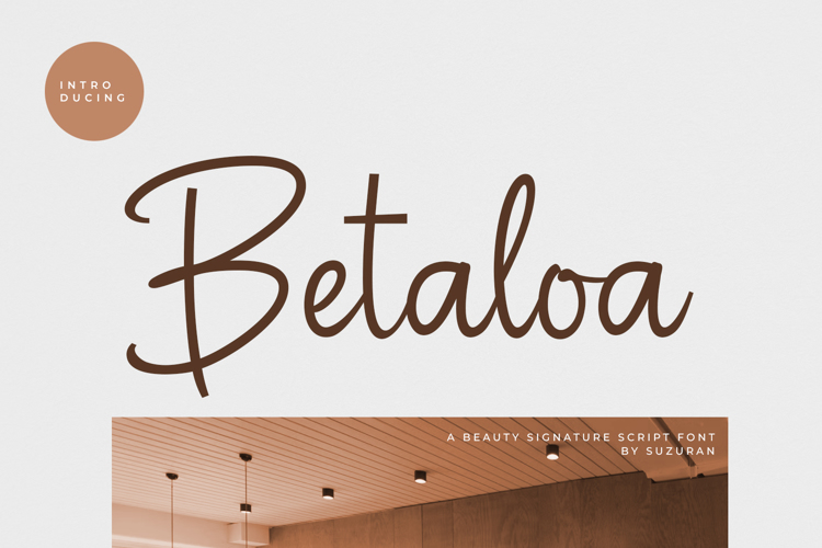 Preview of Betaloa Font
