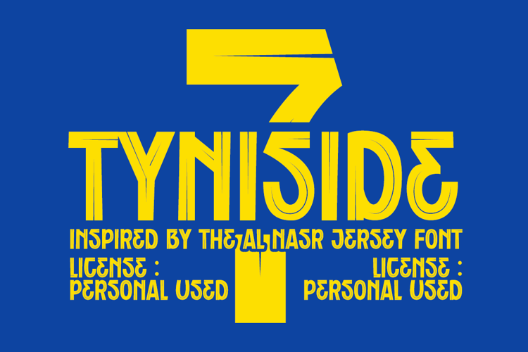 Tyniside Font