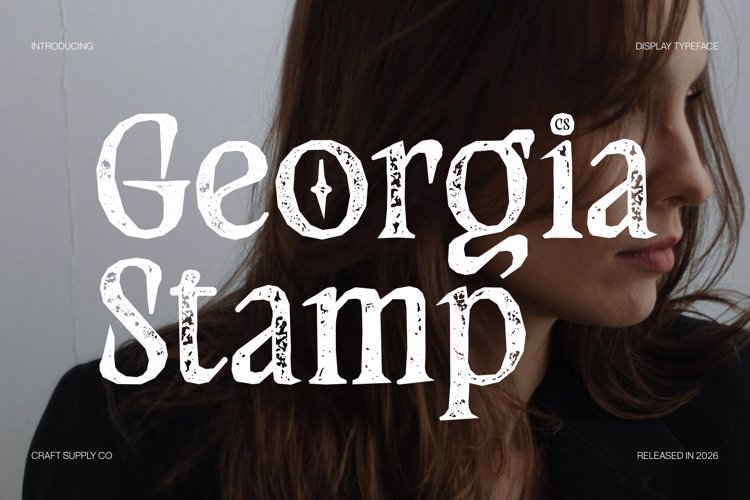 Preview of CS Georgia Stamp Font