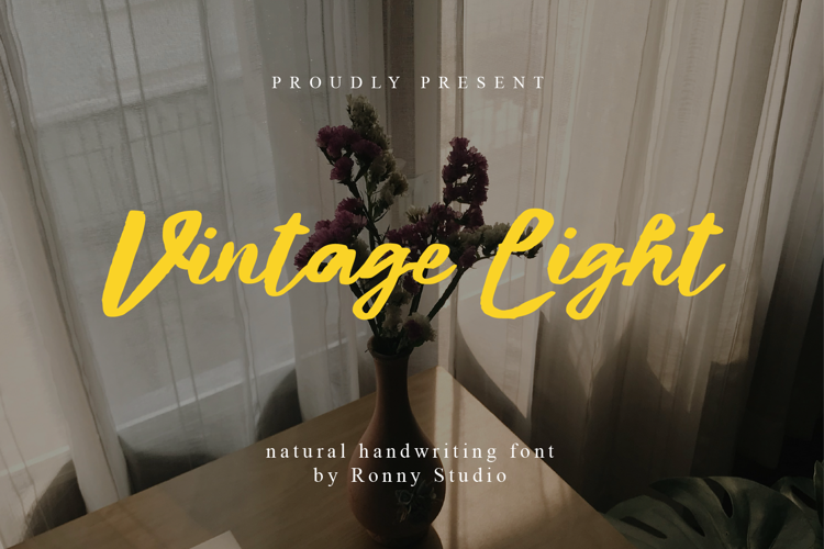 Preview of Vintage Light Font