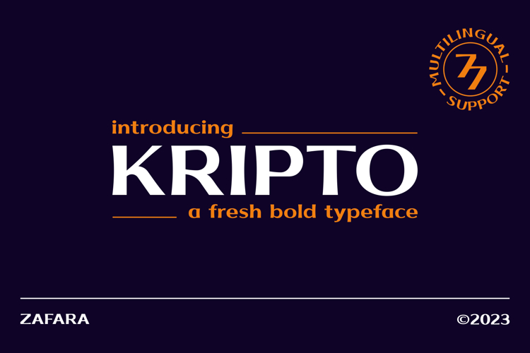 Kripto Font