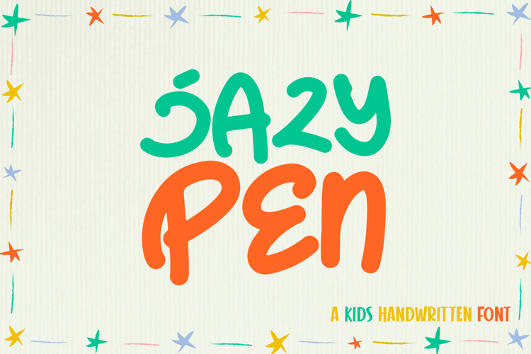 Jazy Pen Font