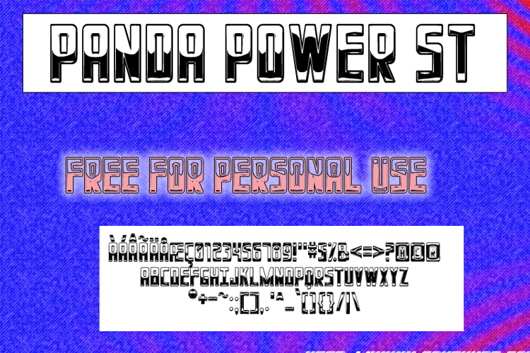 Panda Power St Font