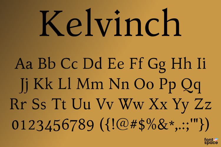 Kelvinch Font