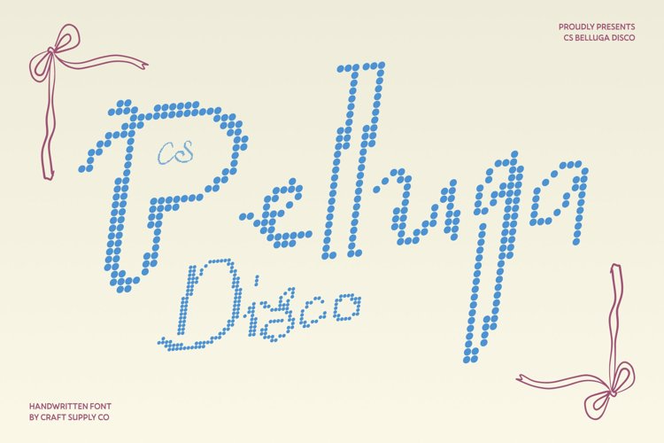 Preview of CS Belluga Disco Font