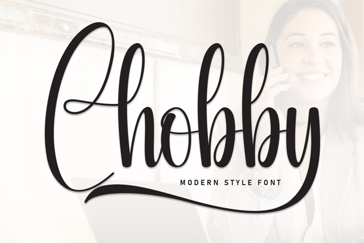 Preview of Chobby Font