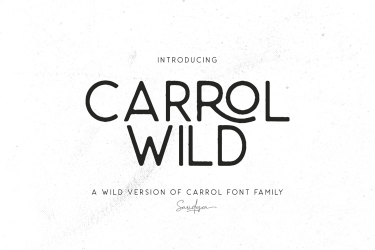 Carrol Wild Clean Font