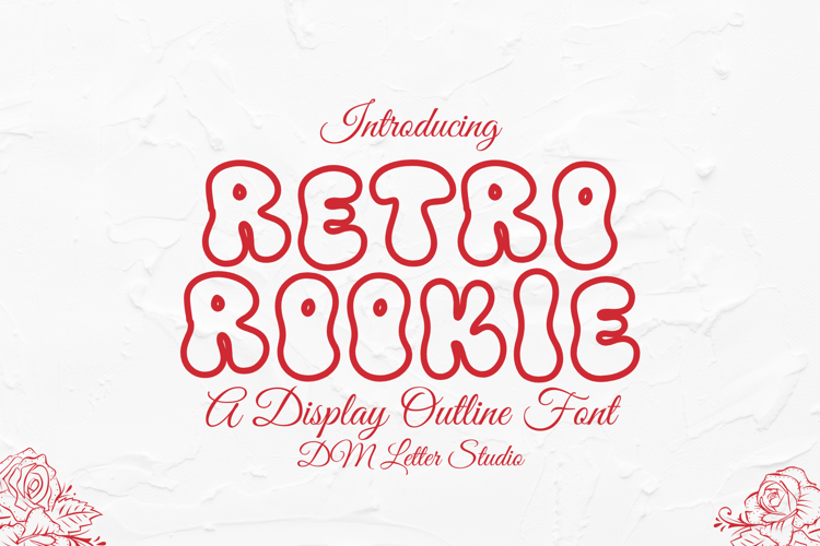Preview of Retro Rookie Font