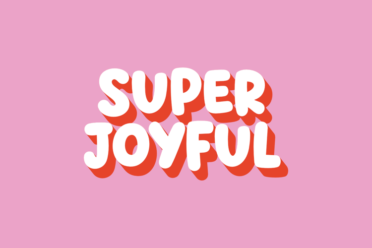 Preview of Super Joyful Font