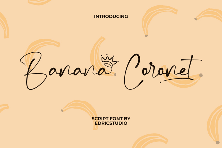 Banana Coronet Font