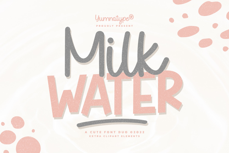 Milk Water Font