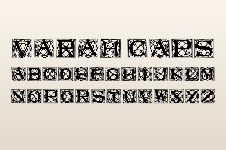 Preview of Varah Caps Font