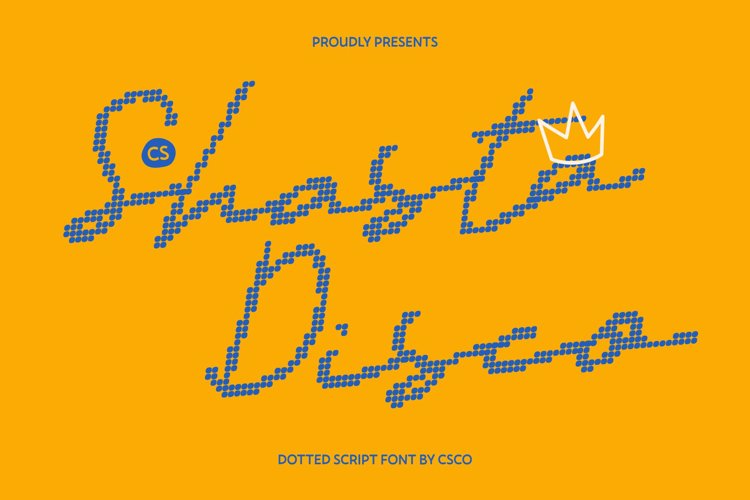Preview of CS Shasta Disco Font