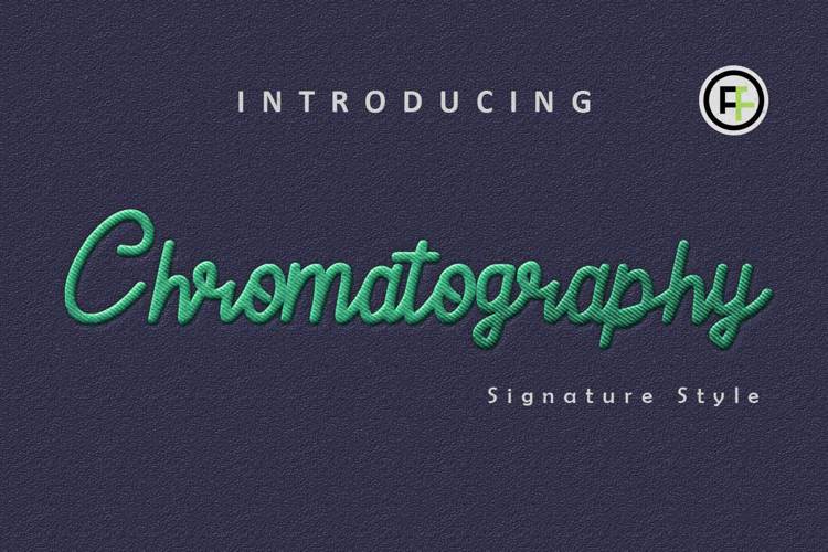 Chromatography Font