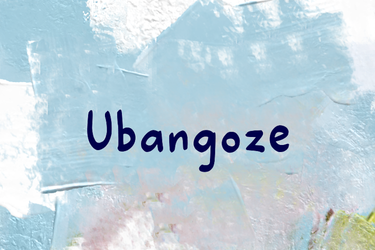 u Ubangoze Font