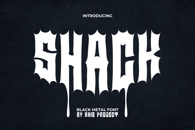 Preview of Shack Font