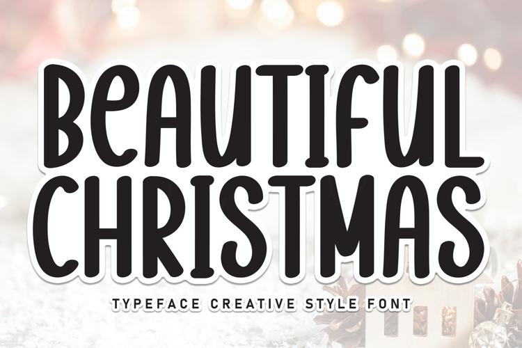 Preview of Beautiful Christmas Font