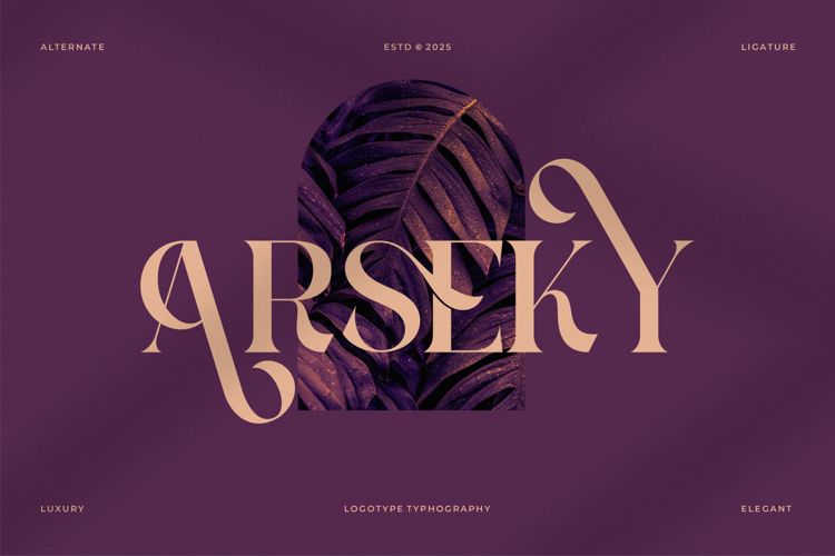 Preview of Arseky Font