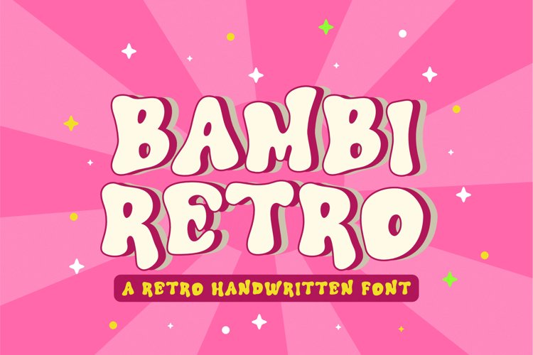 Bambi Retro Font